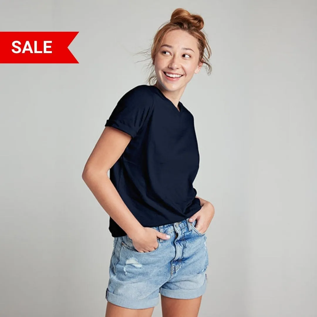 Super Combed Cotton-Rich V-Neck T-Shirt.