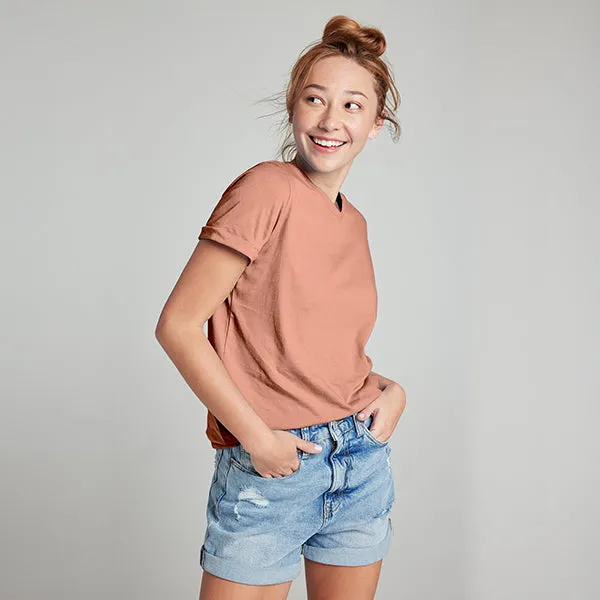 Super Combed Cotton-Rich V-Neck T-Shirt.