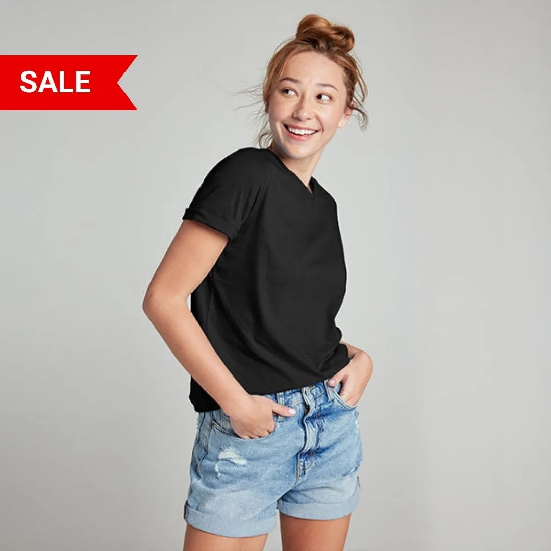 Super Combed Cotton-Rich V-Neck T-Shirt.