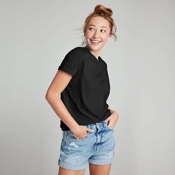Super Combed Cotton-Rich V-Neck T-Shirt.