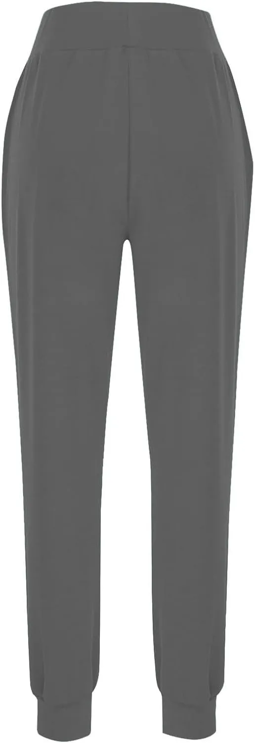Sweatpants for Women Petite Cinch Bottom Drawstring Elastic Waist Athletic Yoga Joggers Lounge Pants with Pockets
