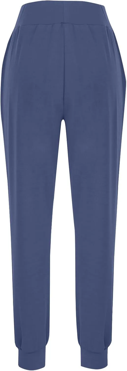 Sweatpants for Women Petite Cinch Bottom Drawstring Elastic Waist Athletic Yoga Joggers Lounge Pants with Pockets