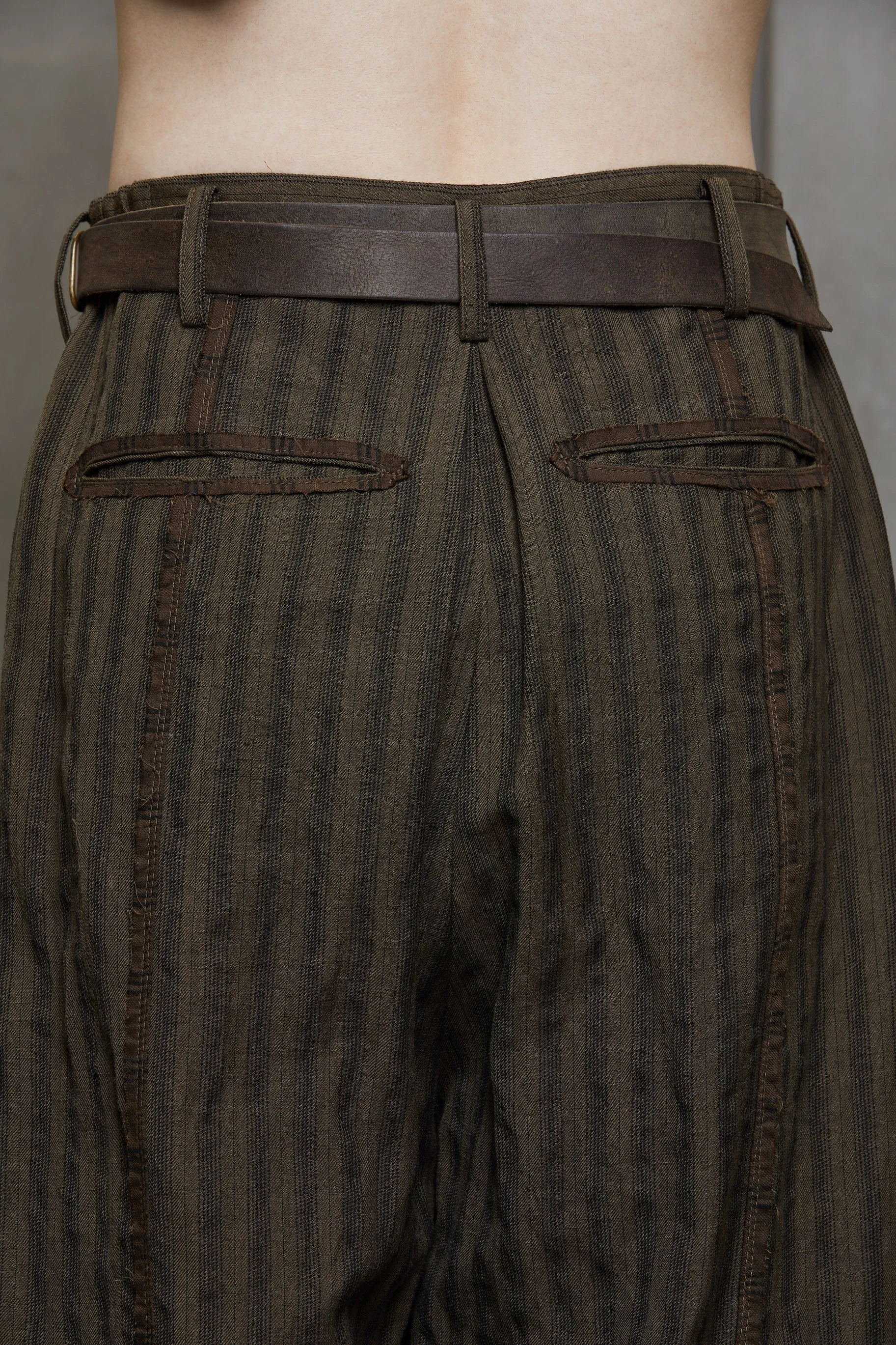 TAPERED CUT LONG TROUSERS