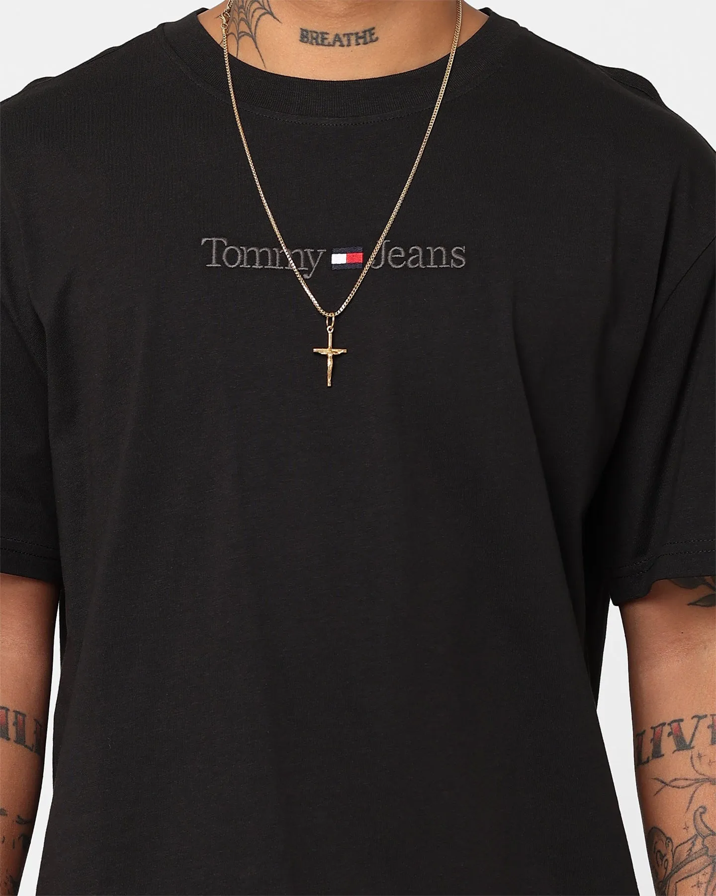 Tommy Jeans Classic Small Text T-Shirt Black