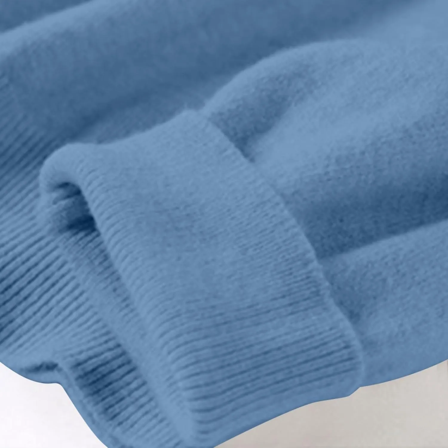 Tops for Women Loose Chunky Wool Knit Sweater Crewneck Fashion Soft Warm Sweater Fall and Winter Long Sleeve Pullover