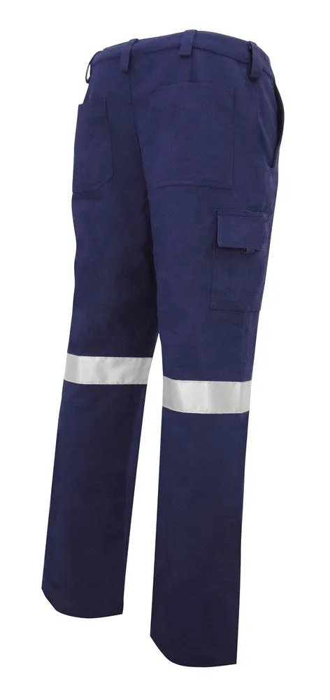 Trousers Cargo Pitbull Navy Cut Resist 2X44C