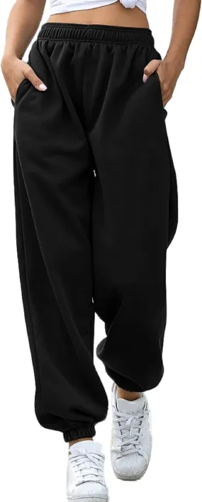 TSMNZMU Womens Cinch Bottom Sweatpants Fit Lounge Trousers with Pockets High Waist Jogger Pants for Gym Sporty Athletic
