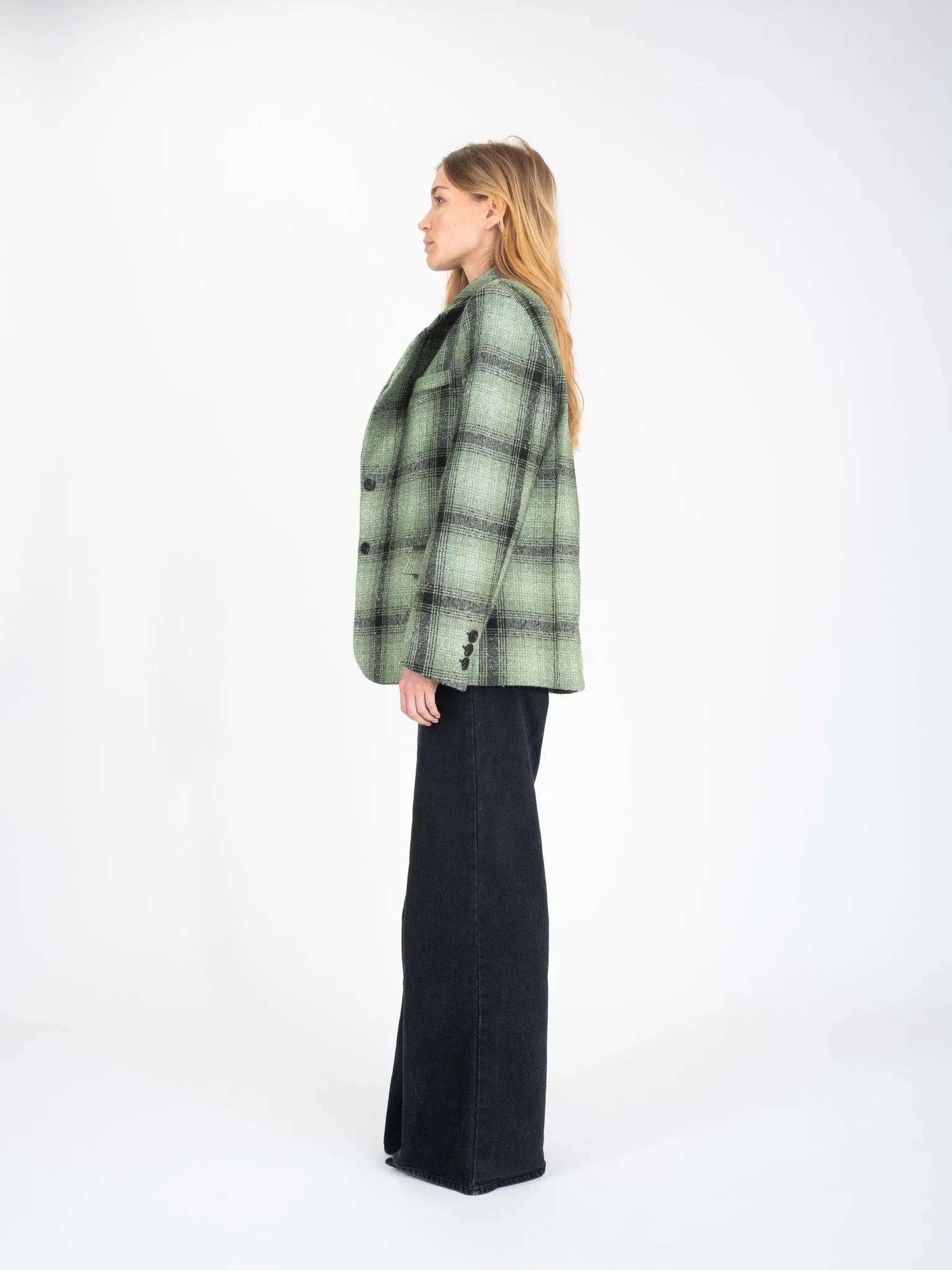 Veste en tweed à carreaux FREE