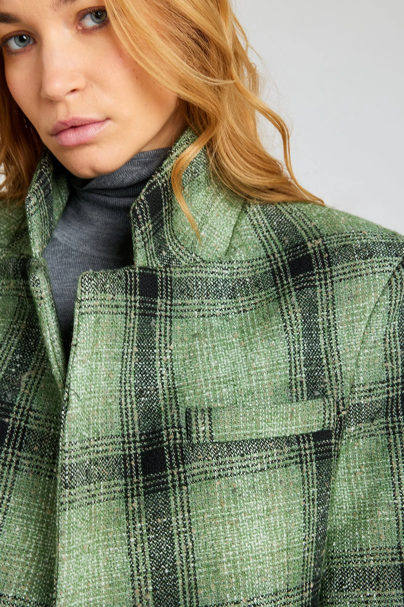 Veste en tweed à carreaux FREE