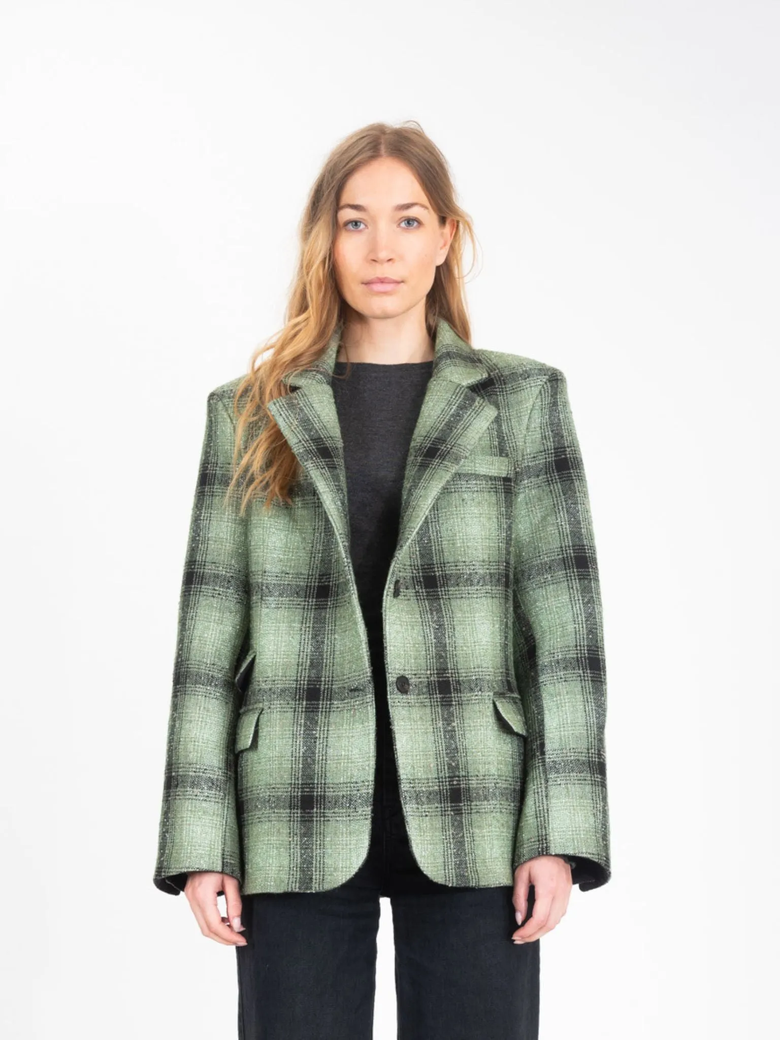 Veste en tweed à carreaux FREE