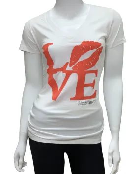 White Love V-Neck
