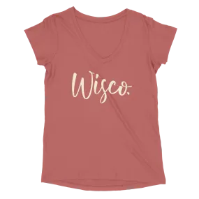 WI156 Women’s Perfect Tri V-Neck Tee