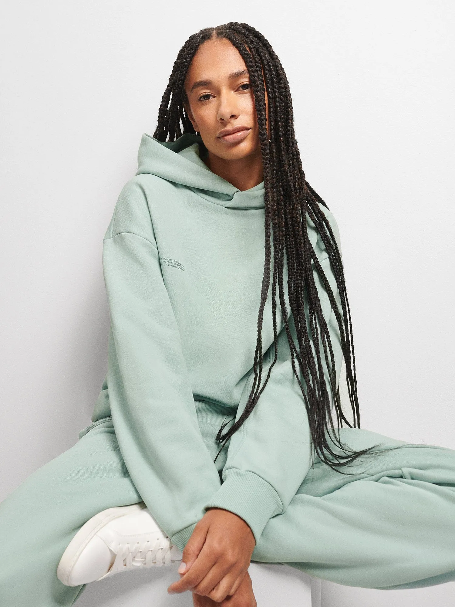 Womens DNA Hoodie—eucalyptus blue