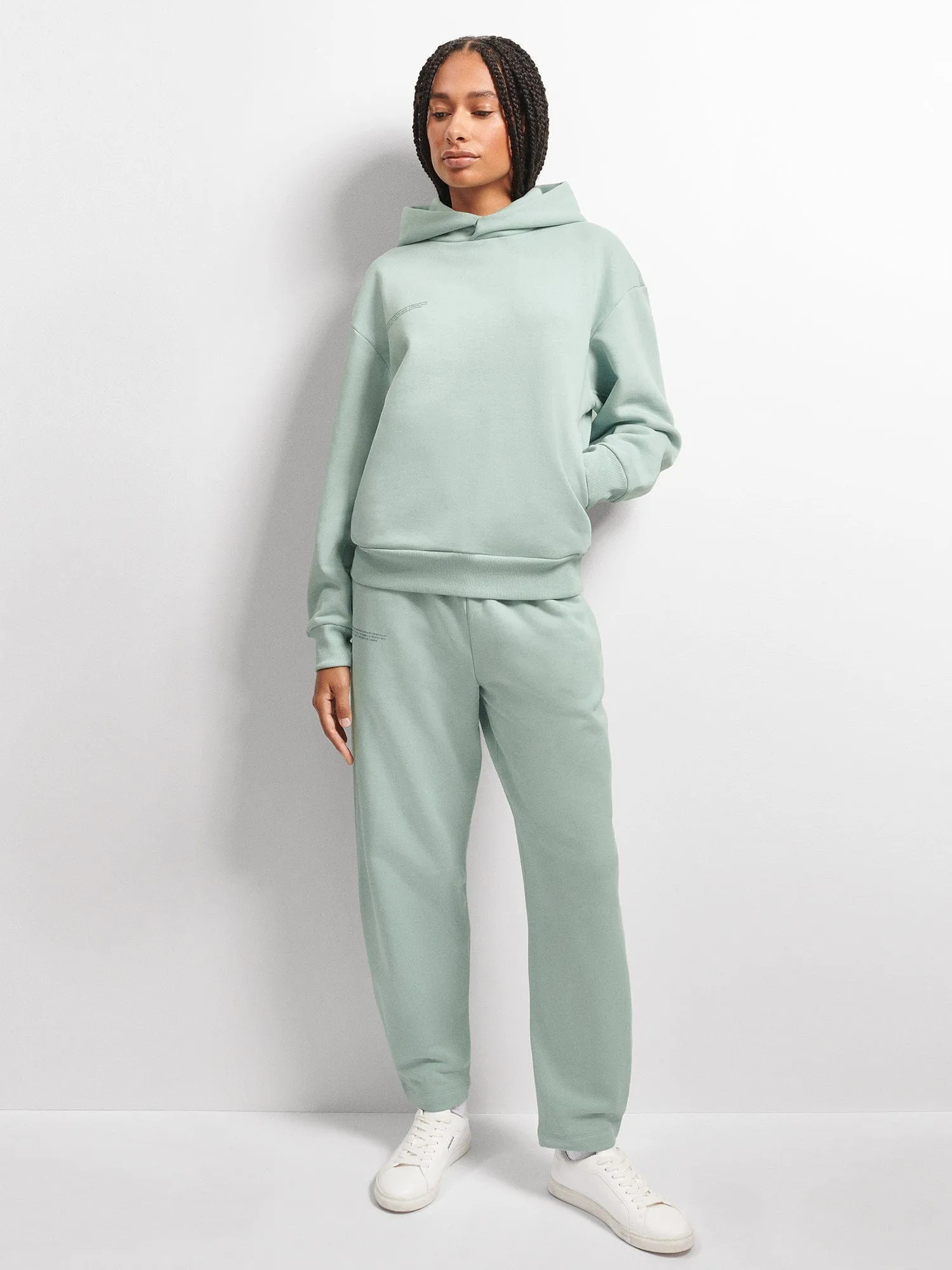 Womens DNA Hoodie—eucalyptus blue
