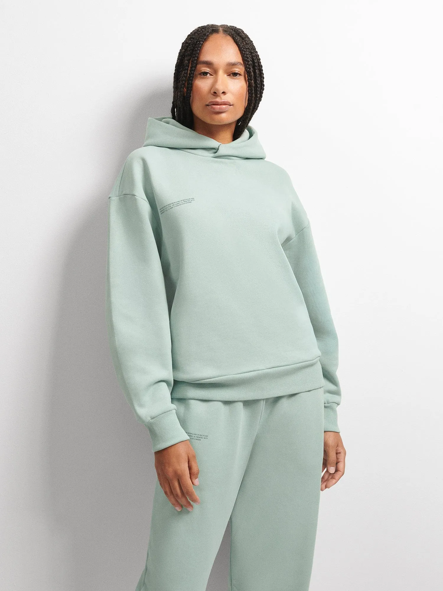 Womens DNA Hoodie—eucalyptus blue
