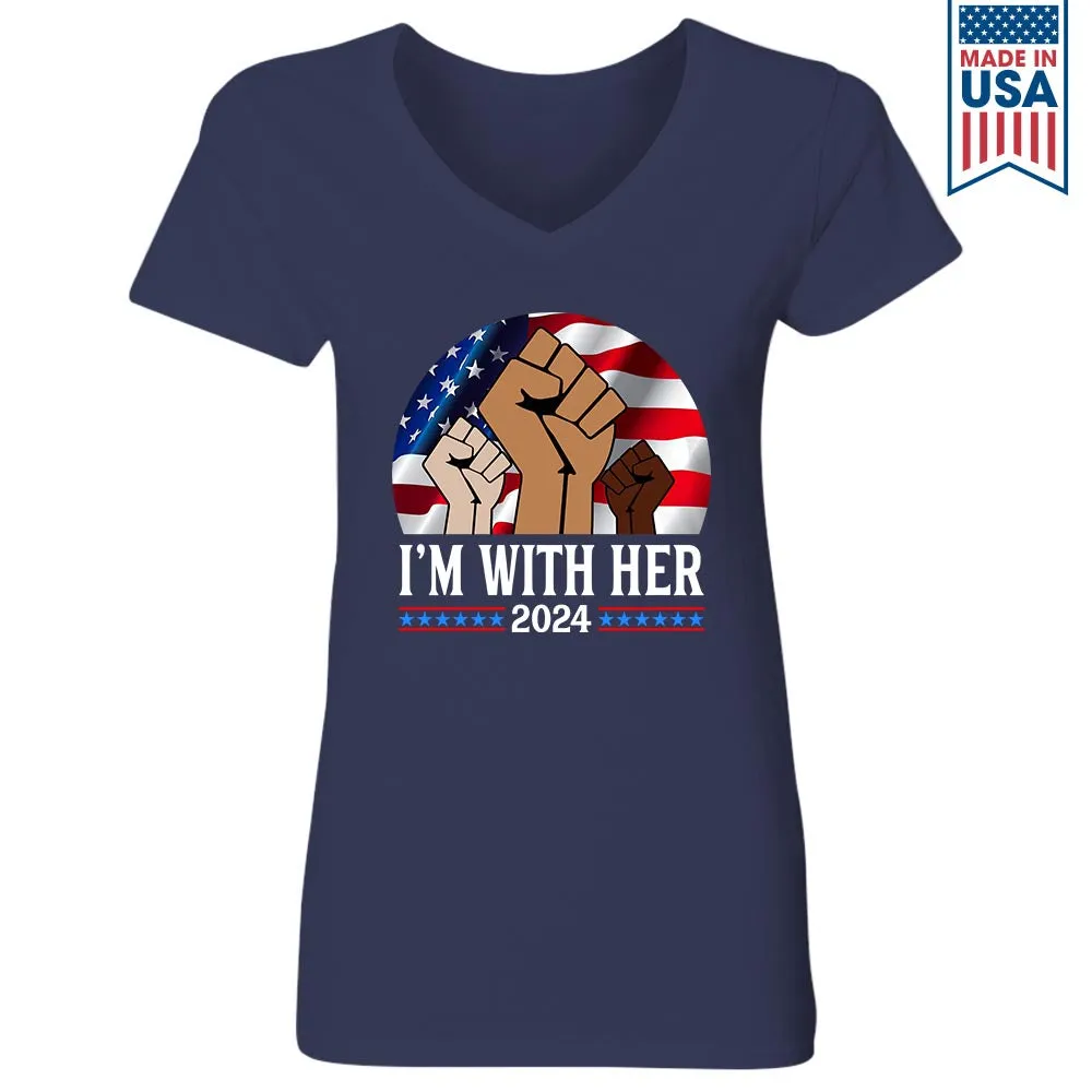 Women's V-neck T-shirt TSVB660