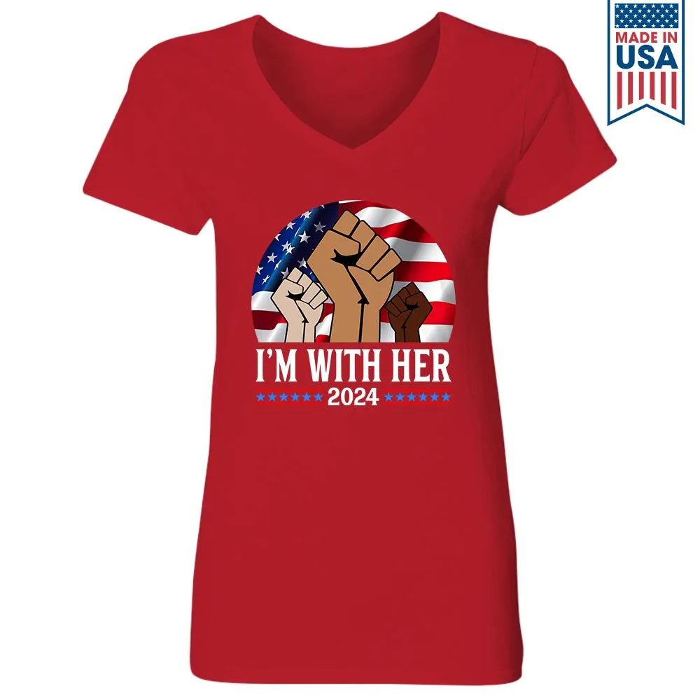 Women's V-neck T-shirt TSVB660