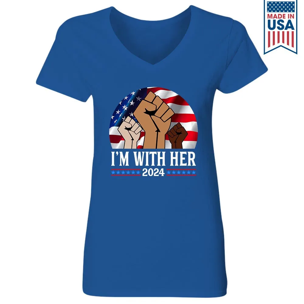 Women's V-neck T-shirt TSVB660