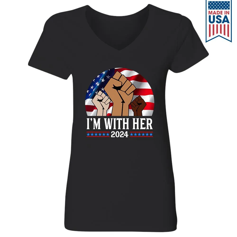 Women's V-neck T-shirt TSVB660