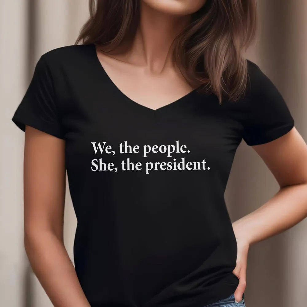 Women's V-neck T-shirt TSVB674
