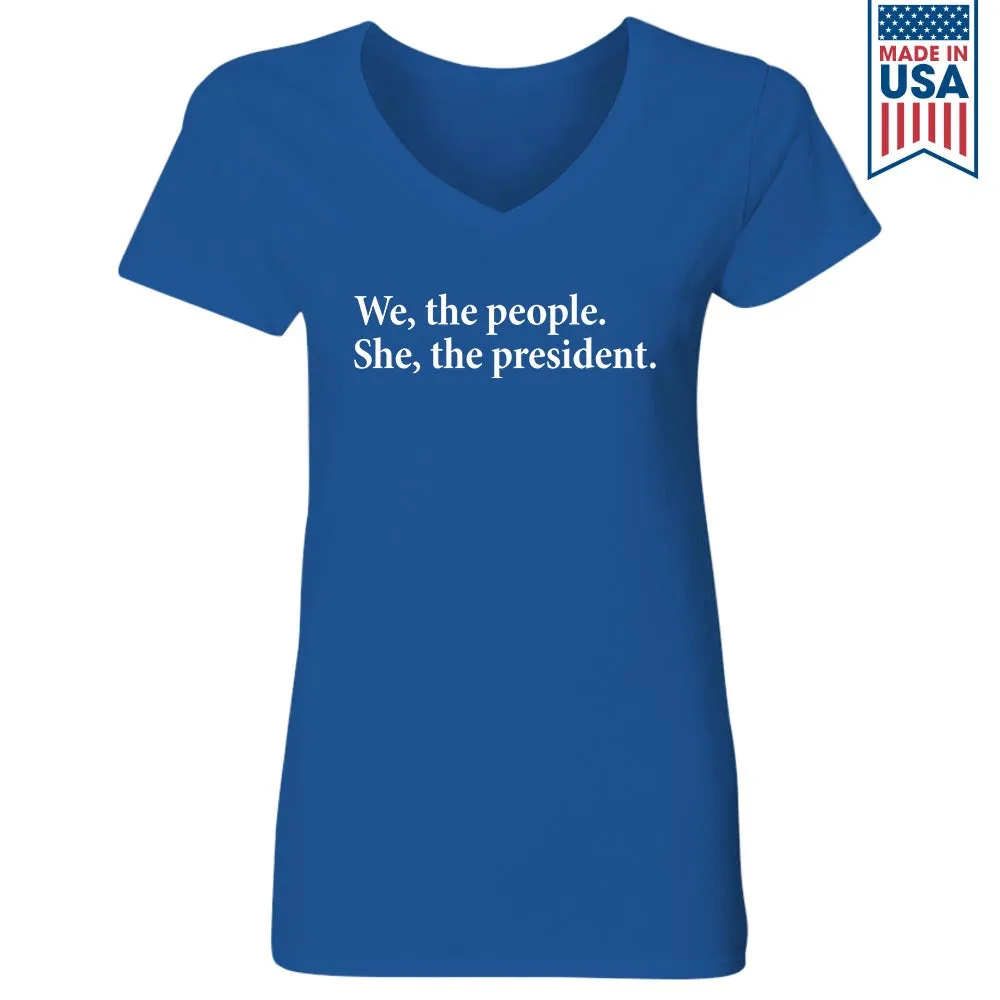 Women's V-neck T-shirt TSVB674