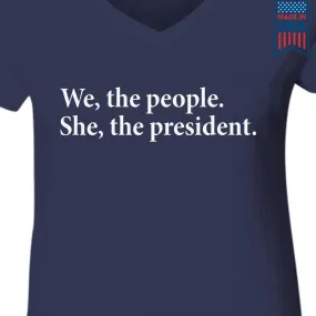Women's V-neck T-shirt TSVB674