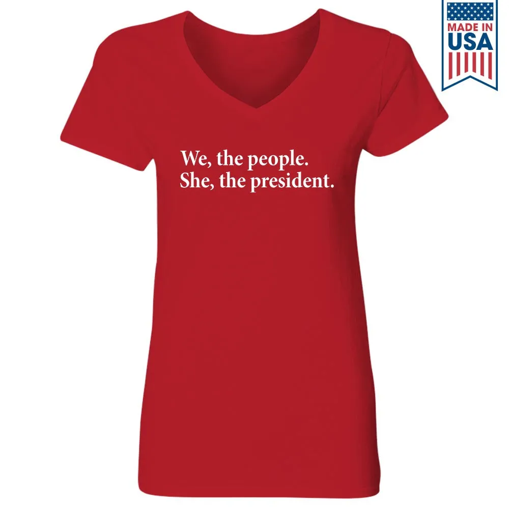 Women's V-neck T-shirt TSVB674