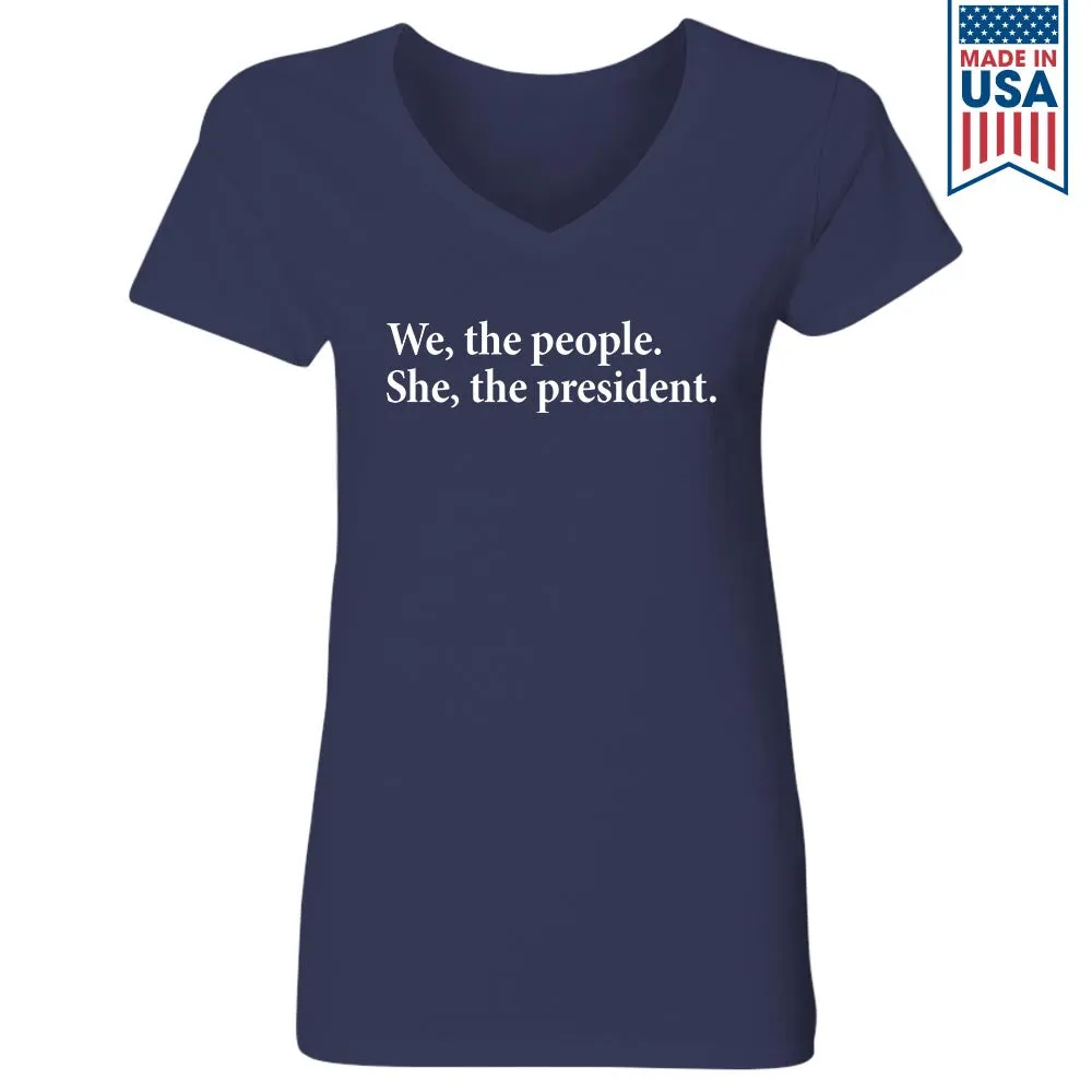 Women's V-neck T-shirt TSVB674