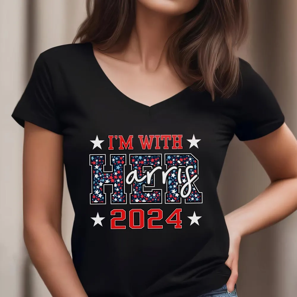 Women's V-neck T-shirt TSVB696