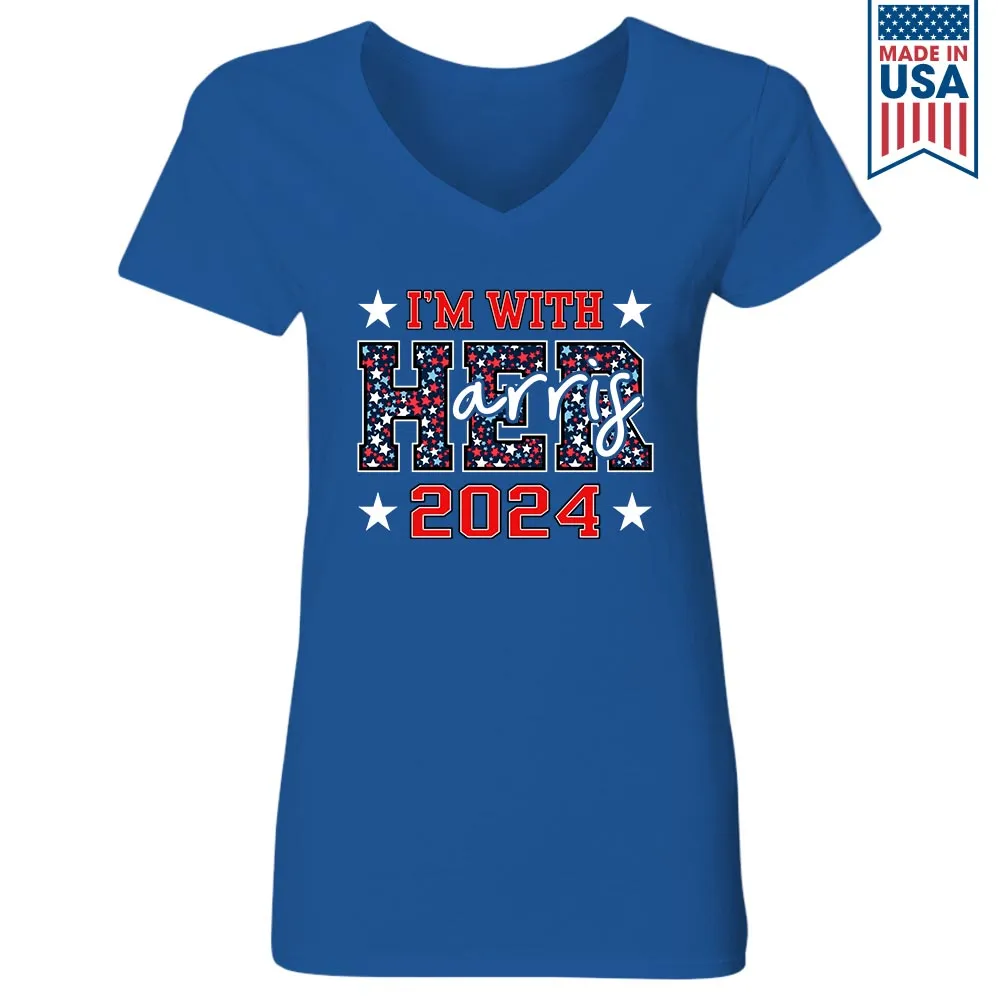 Women's V-neck T-shirt TSVB696
