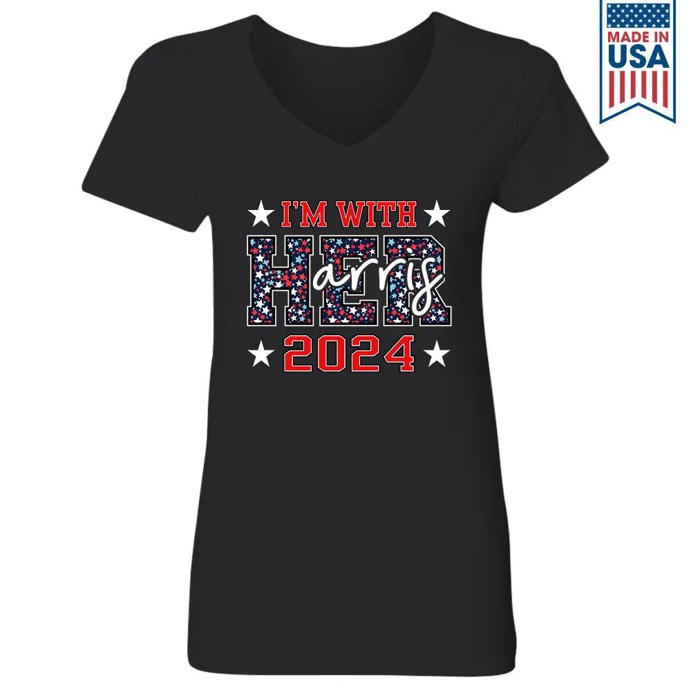Women's V-neck T-shirt TSVB696