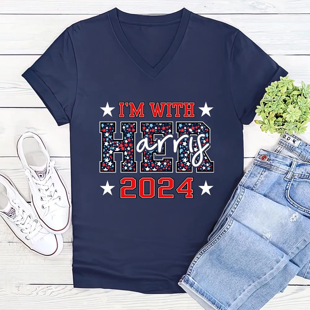 Women's V-neck T-shirt TSVB696