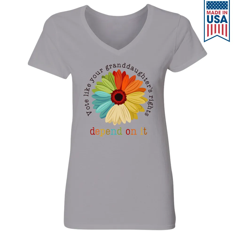 Women's V-neck T-shirt TSVW455