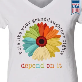 Women's V-neck T-shirt TSVW455