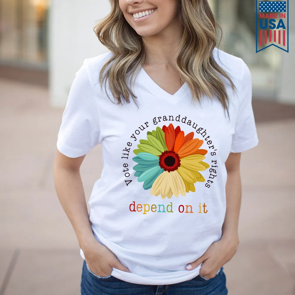Women's V-neck T-shirt TSVW455