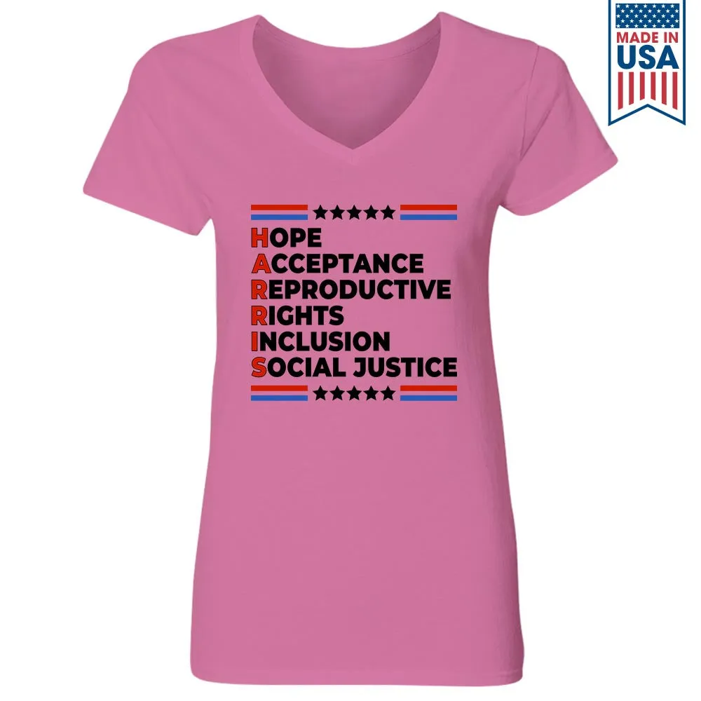 Women's V-neck T-shirt TSVW687
