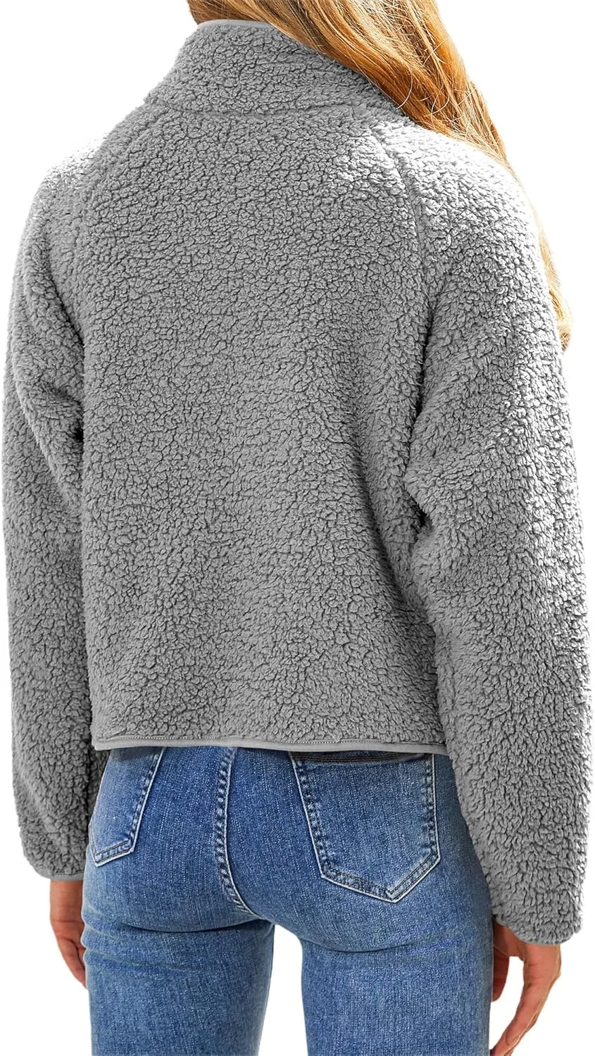 Ytfsrukp Womens Fall Quilted Bomber Jacket Long Sleeve Outerwear Trendy Casual Winter Down Coats Lightweight Puffer Jackets